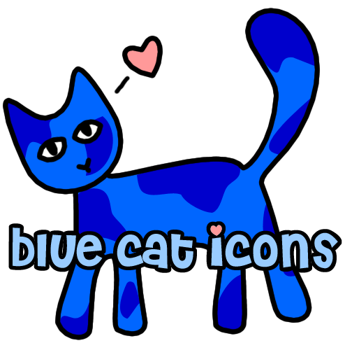 Blue Cat Icons
