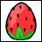 easter egg - strawberry